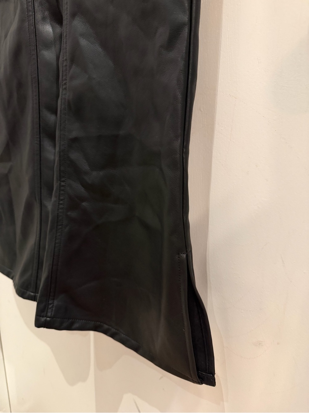 Free People We The Free Just Float On Vegan Leather Flares Size 27 Edgy Boho - Picture 6 of 6
